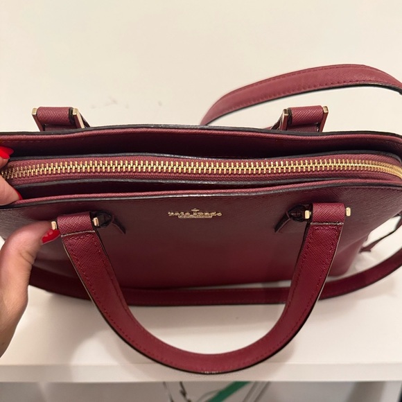 Kate Spade Deep Red Satchel - Picture 4 of 7